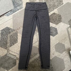 Lululemon striped leggings, size 6
